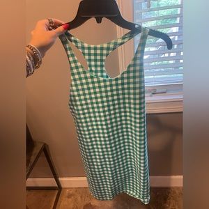 J.Crew Green and White Tennis Dress